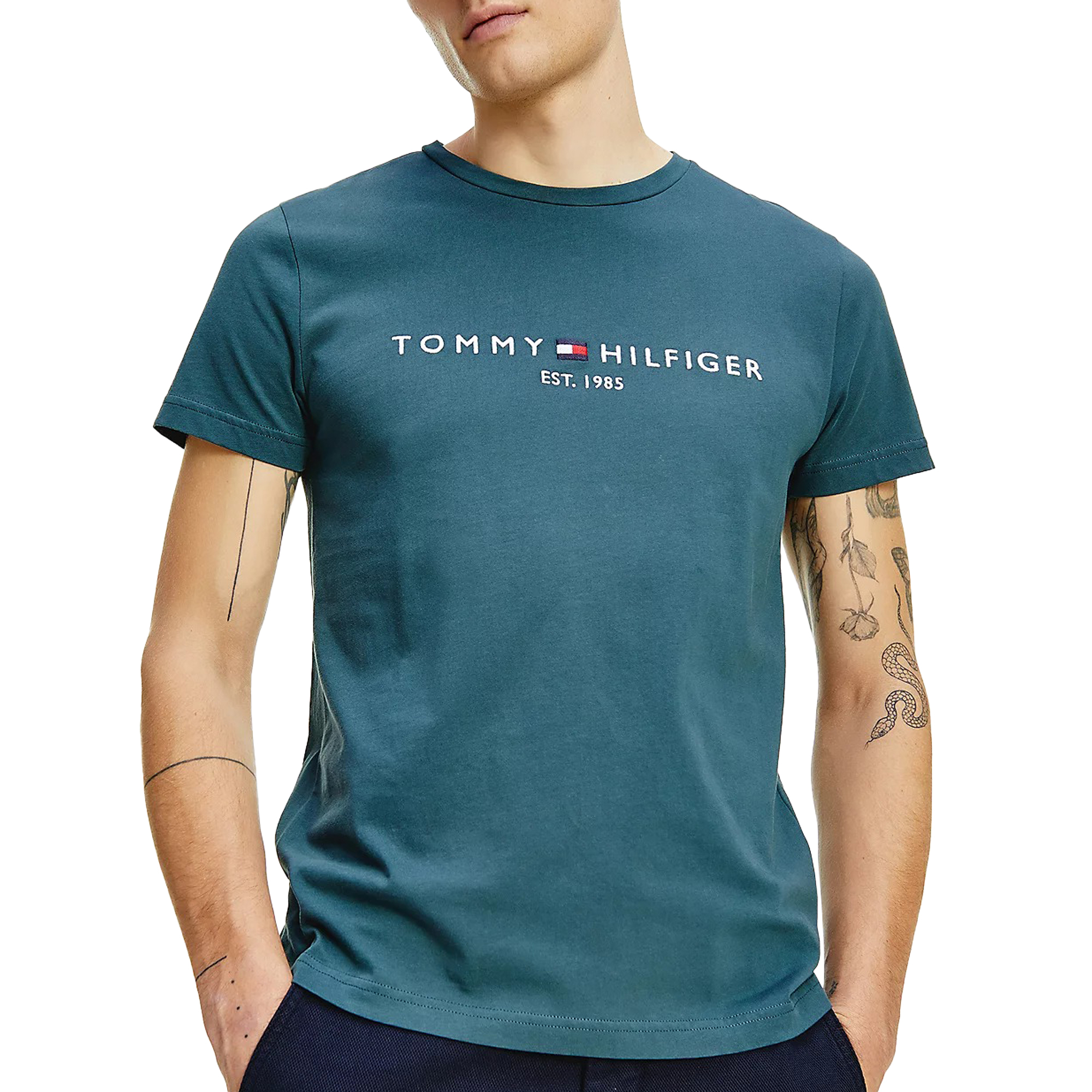 piek draadloze web Tommy Hilfiger Essential Shirt Heren Shirts -